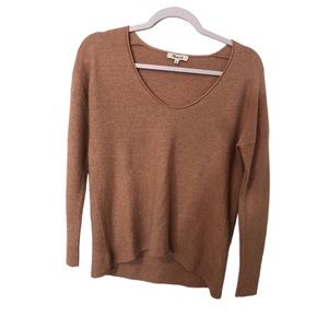 madewell sweater small Dropped Shoulder Merino Wool Alpaca Blend Oversized Pink.